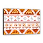 Bright Aztec Ethnic Seamless Pattern Canvas 18  x 12  (Stretched)