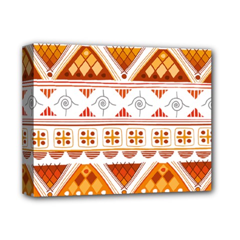 Bright Aztec Ethnic Seamless Pattern Deluxe Canvas 14  x 11  (Stretched) from ArtsNow.com