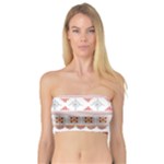 Bright Aztec Ethnic Seamless Pattern Bandeau Top