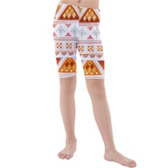 Kids  Mid Length Swim Shorts 