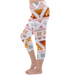 Capri Winter Leggings  Back