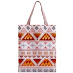 Bright Aztec Ethnic Seamless Pattern Zipper Classic Tote Bag