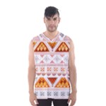 Bright Aztec Ethnic Seamless Pattern Men s Basketball Tank Top