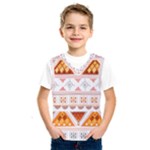 Bright Aztec Ethnic Seamless Pattern Kids  Basketball Tank Top