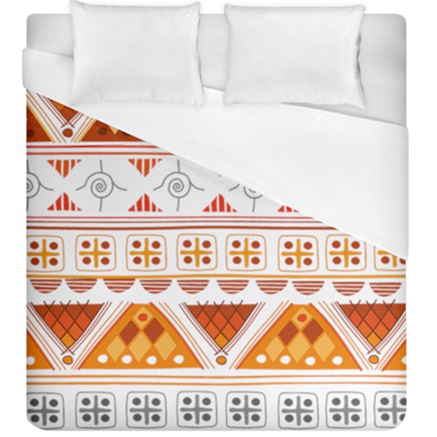 Bright Aztec Ethnic Seamless Pattern Duvet Cover (King Size) from ArtsNow.com