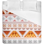 Bright Aztec Ethnic Seamless Pattern Duvet Cover (King Size)