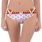 Bright Aztec Ethnic Seamless Pattern Reversible Classic Bikini Bottoms