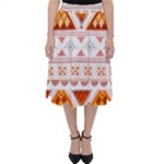 Bright Aztec Ethnic Seamless Pattern Classic Midi Skirt