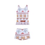 Bright Aztec Ethnic Seamless Pattern Kids  Boyleg Swimsuit