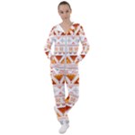 Bright Aztec Ethnic Seamless Pattern Women s Tracksuit