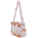 Bright Aztec Ethnic Seamless Pattern Rope Handles Shoulder Strap Bag