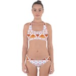 Bright Aztec Ethnic Seamless Pattern Cross Back Hipster Bikini Set