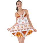 Bright Aztec Ethnic Seamless Pattern Love the Sun Cover Up