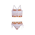 Bright Aztec Ethnic Seamless Pattern Girls  Tankini Swimsuit