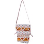 Bright Aztec Ethnic Seamless Pattern Folding Shoulder Bag