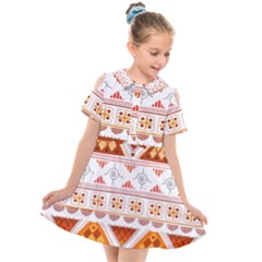 Kids  Short Sleeve Shirt Dress 