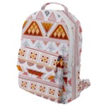 Bright Aztec Ethnic Seamless Pattern Flap Pocket Backpack (Small)