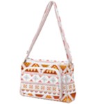 Bright Aztec Ethnic Seamless Pattern Front Pocket Crossbody Bag