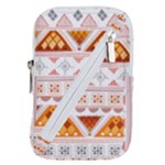 Bright Aztec Ethnic Seamless Pattern Belt Pouch Bag (Small)