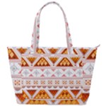 Bright Aztec Ethnic Seamless Pattern Back Pocket Shoulder Bag 