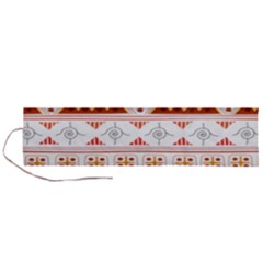 Bright Aztec Ethnic Seamless Pattern Roll Up Canvas Pencil Holder (L) from ArtsNow.com