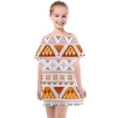 Kids  One Piece Chiffon Dress 