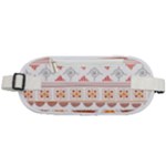 Bright Aztec Ethnic Seamless Pattern Rounded Waist Pouch