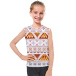 Bright Aztec Ethnic Seamless Pattern Kids  Mesh Tank Top