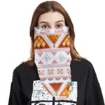 Bright Aztec Ethnic Seamless Pattern Face Covering Bandana (Triangle)