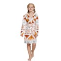 Kids  Long Sleeve Velvet Lounge Robe 