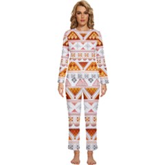 Womens  Long Sleeve Lightweight Pajamas Set 