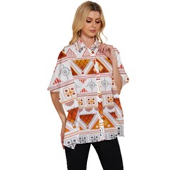 Women s Batwing Button Up Shirt 