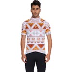 Bright Aztec Ethnic Seamless Pattern Men s Short Sleeve Cycling Jersey