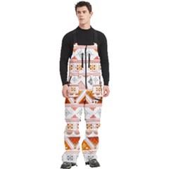 Men s Front Zip Ski And Snowboard Bib Pants 