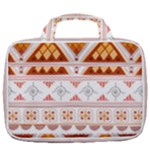 Bright Aztec Ethnic Seamless Pattern Travel Toiletry Bag With Hanging Hook