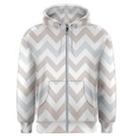 Colored Zigzag Seamless Patterns Men s Zipper Hoodie