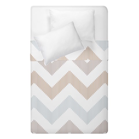 Colored Zigzag Seamless Patterns Duvet Cover Double Side (Single Size) from ArtsNow.com