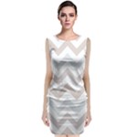 Colored Zigzag Seamless Patterns Classic Sleeveless Midi Dress