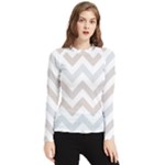 Colored Zigzag Seamless Patterns Women s Long Sleeve Rash Guard