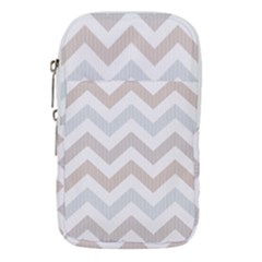 Colored Zigzag Seamless Patterns Waist Pouch (Large) from ArtsNow.com