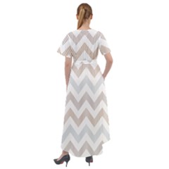 Front Wrap High Low Dress 