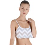 Colored Zigzag Seamless Patterns Layered Top Bikini Top 