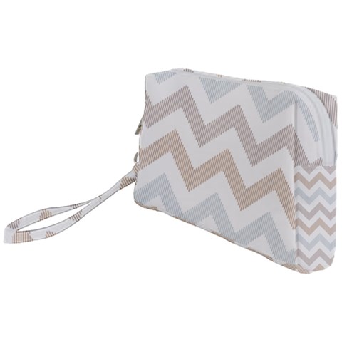 Colored Zigzag Seamless Patterns Wristlet Pouch Bag (Small) from ArtsNow.com