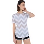 Colored Zigzag Seamless Patterns Perpetual Short Sleeve T-Shirt