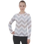 Colored Zigzag Seamless Patterns Women s Pique Long Sleeve T-Shirt