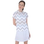 Colored Zigzag Seamless Patterns Women s Polo T-Shirt