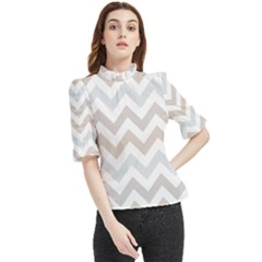 Frill Neck Blouse 