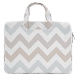 Colored Zigzag Seamless Patterns MacBook Pro 13  Double Pocket Laptop Bag