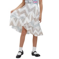 Kids  Ruffle Flared Wrap Midi Skirt 