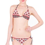 Retro Knitting Patterns Seamless Classic Bikini Set